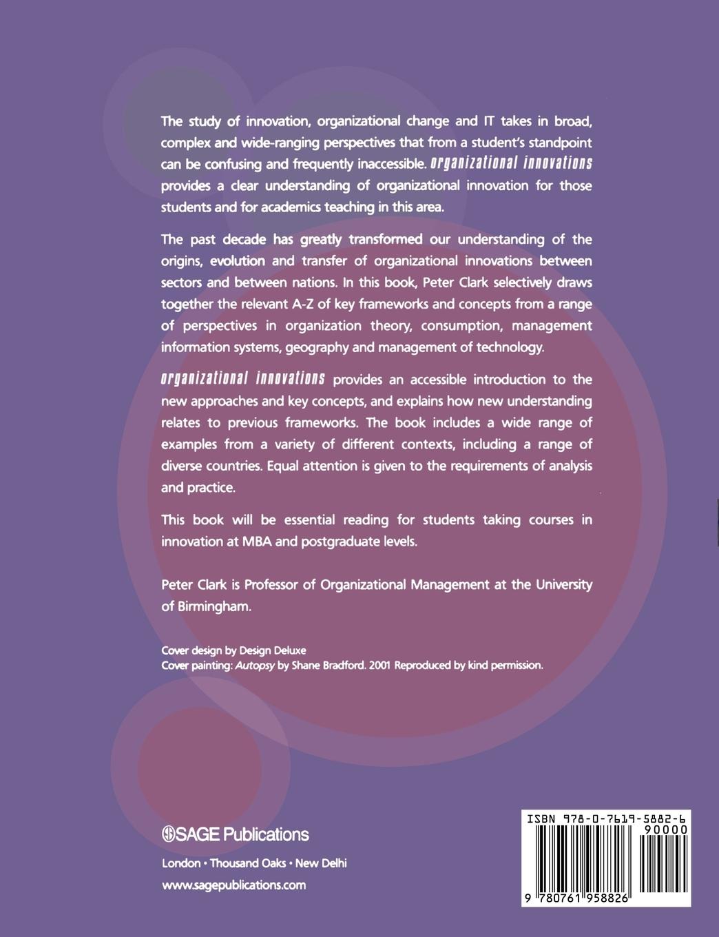 Rückseitencover Organizational Innovations