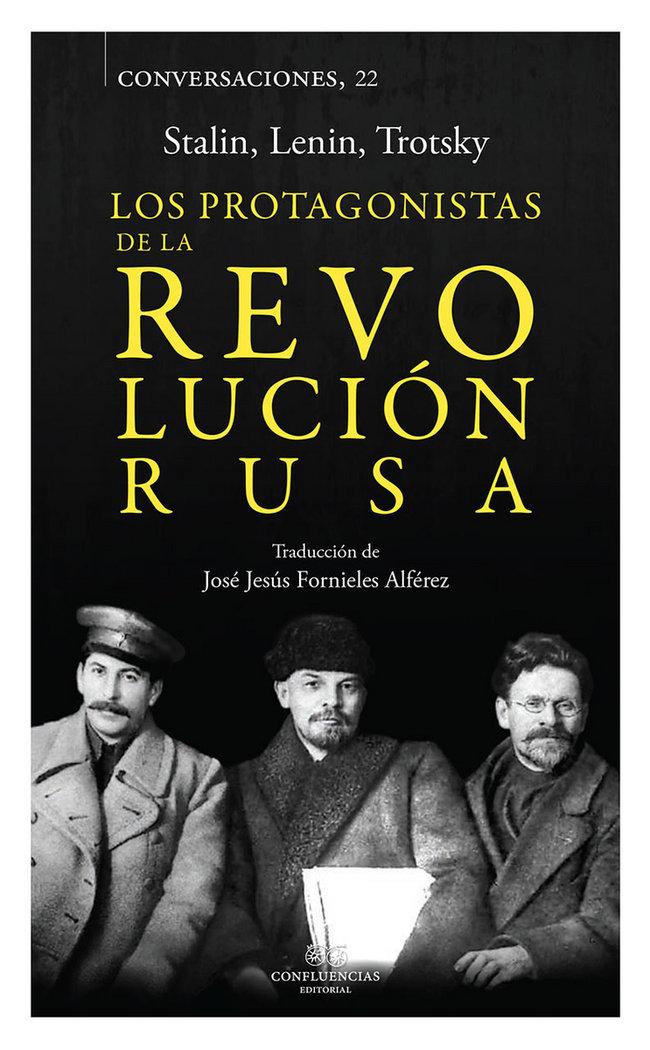 Vorderes Coverbild Los protagonistas de la Revolución Rusa