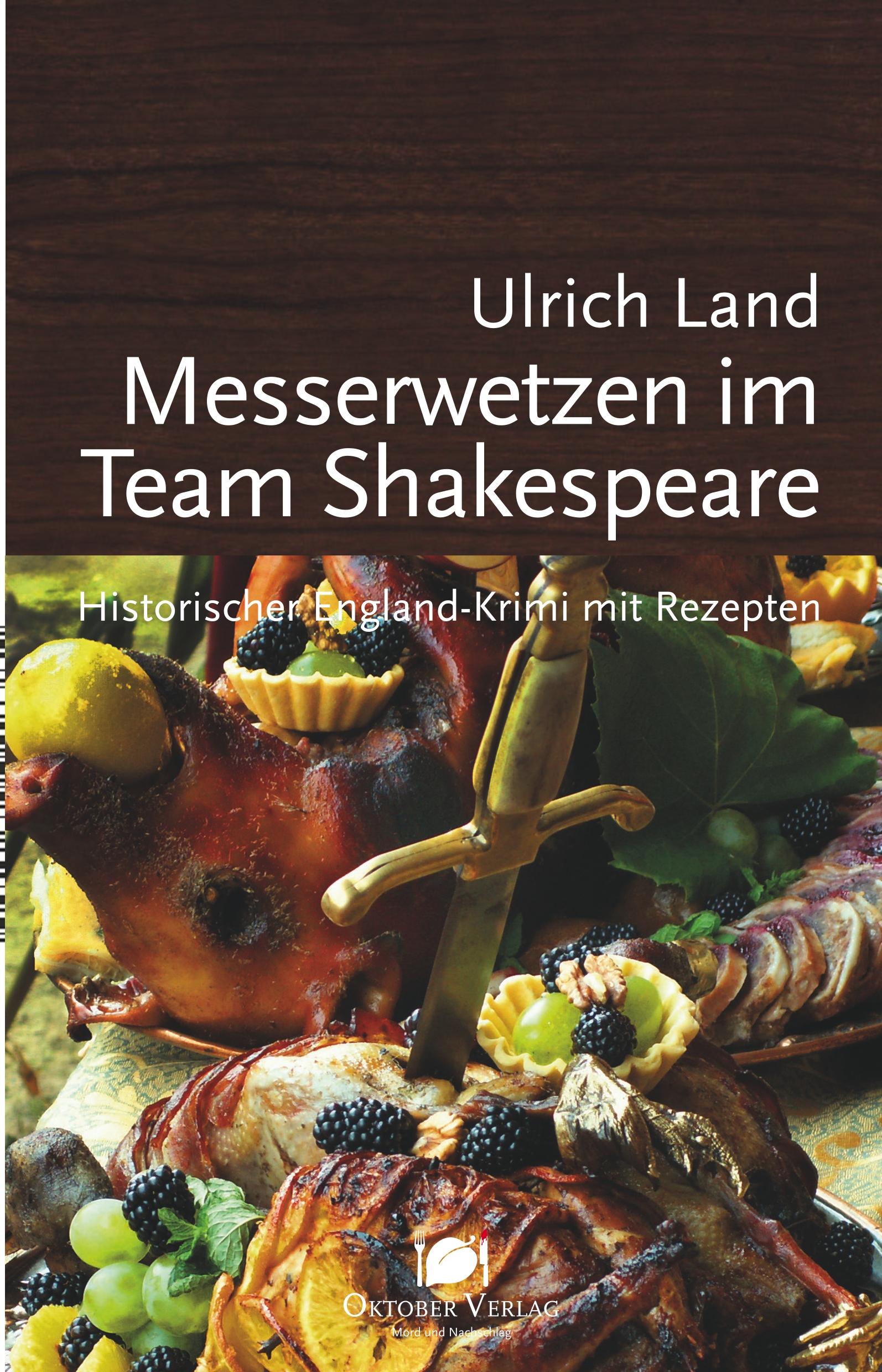 Vorderes Coverbild Messerwetzen im Team Shakespeare