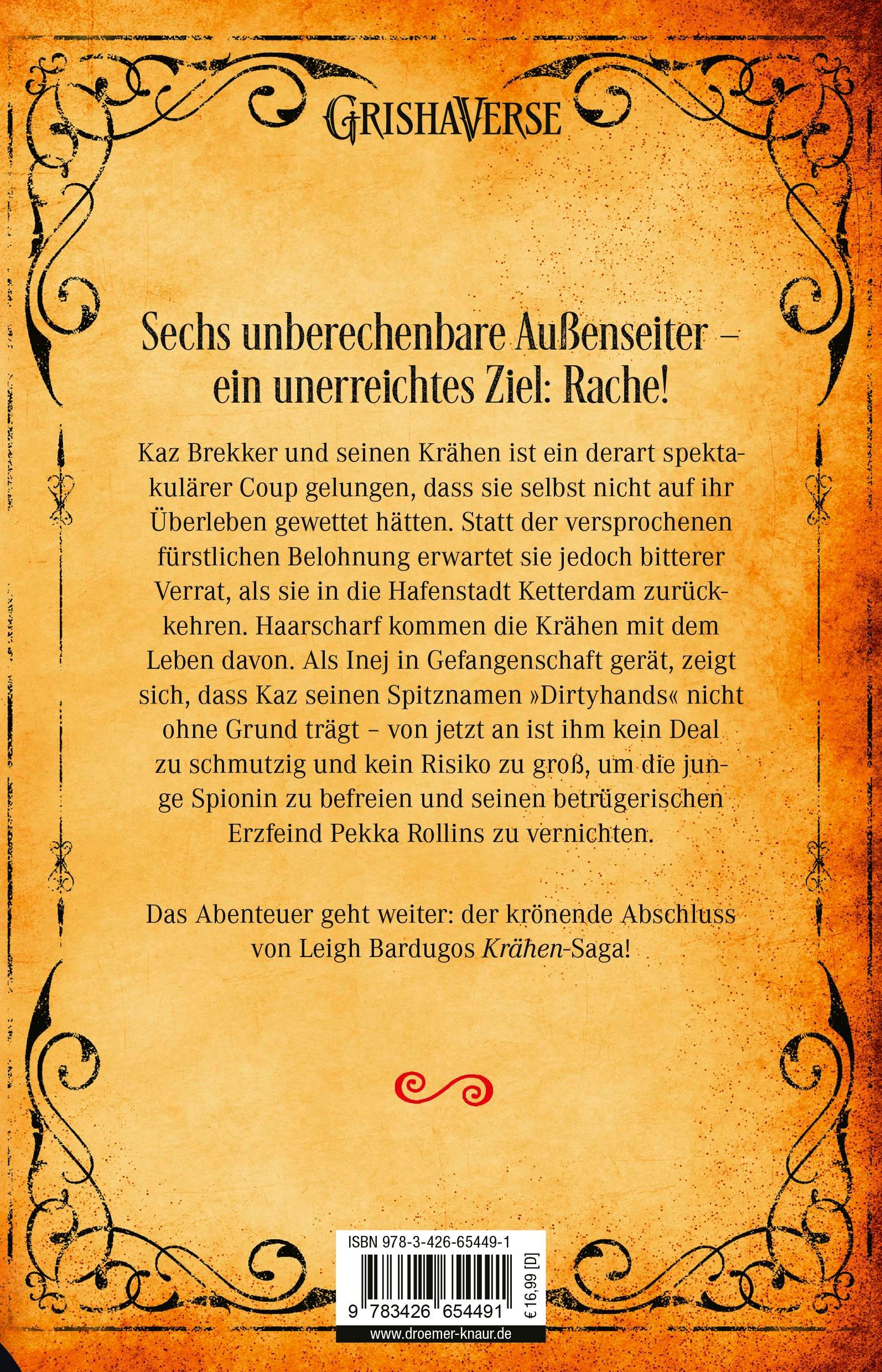 Rückseitencover Das Gold der Krähen