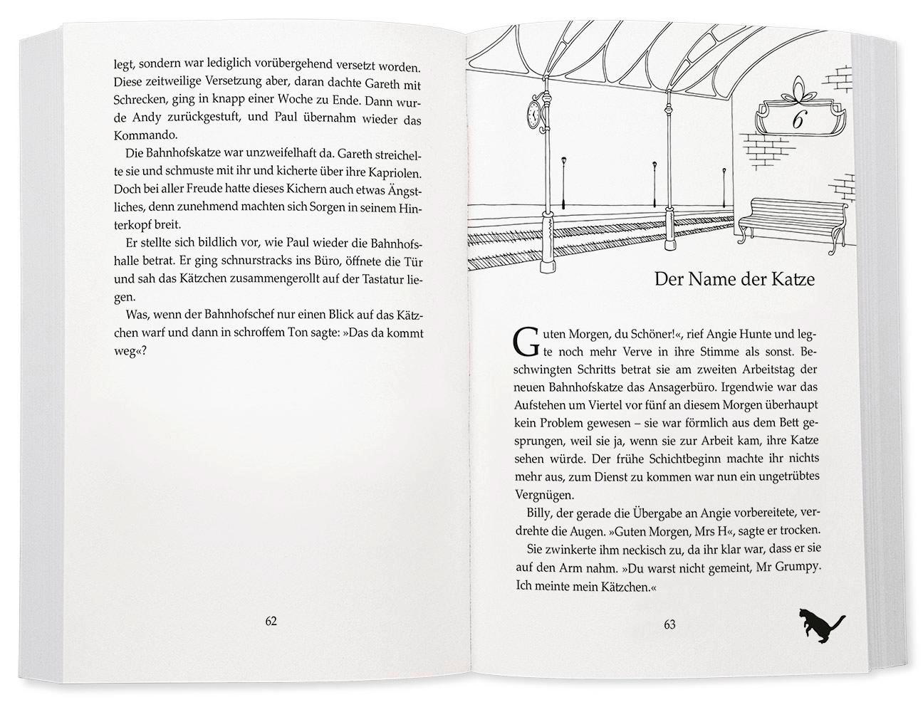 Beispielinhalt (Bild) Felix - Die Bahnhofskatze