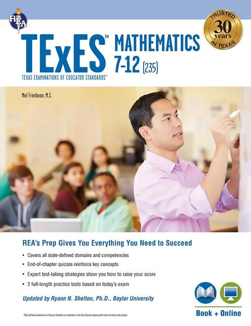 Vorderes Coverbild TExES Mathematics 7-12 (235) Study Guide 2025-2026