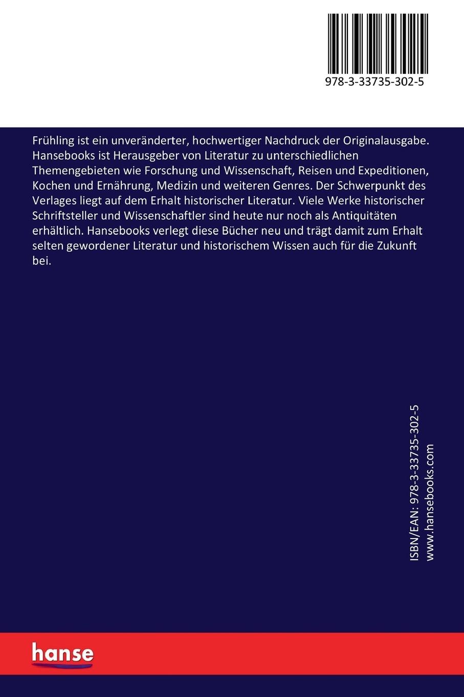 Rückseitencover Frühling