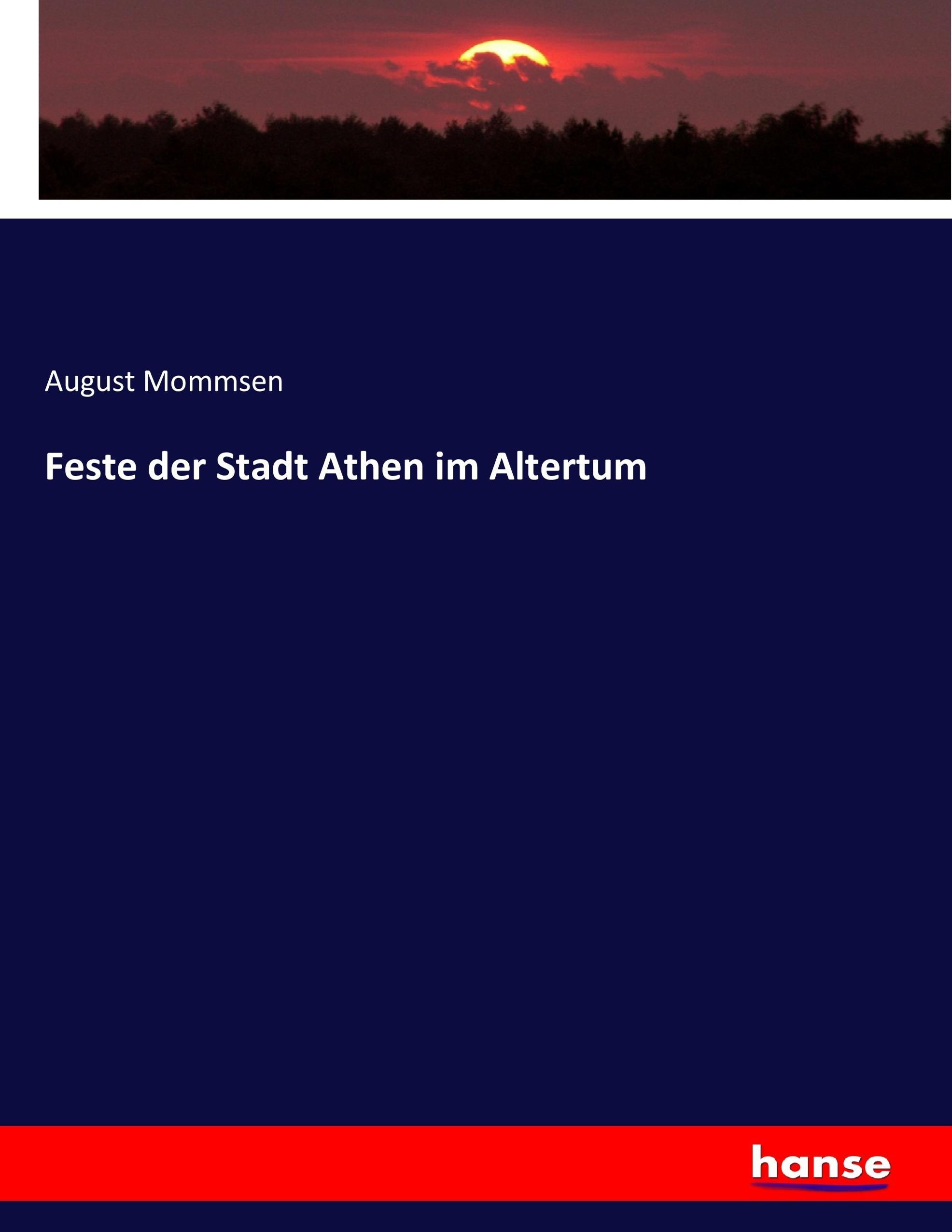 Vorderes Coverbild Feste der Stadt Athen im Altertum