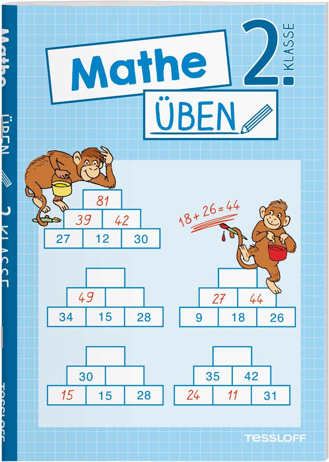 Vorderes Coverbild Mathe üben 2. Klasse