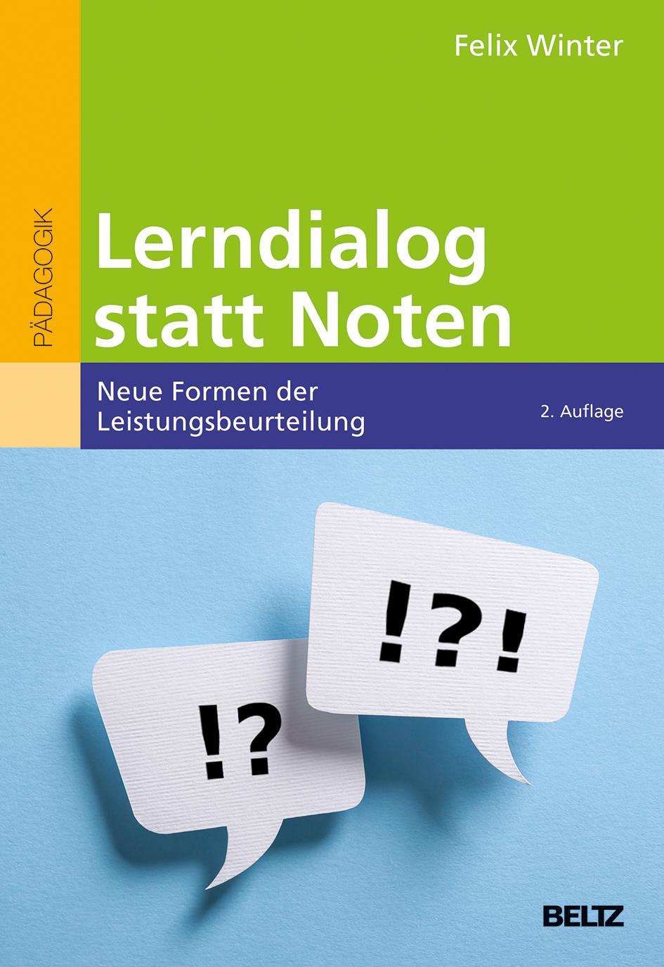 Vorderes Coverbild Lerndialog statt Noten