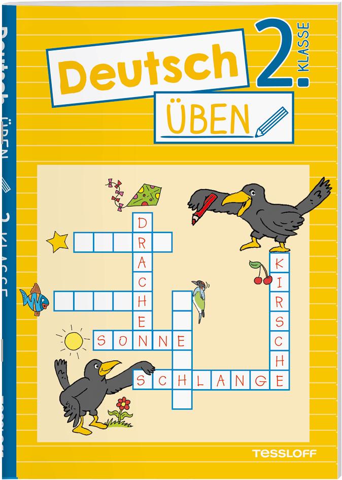 Vorderes Coverbild Deutsch üben 2. Klasse