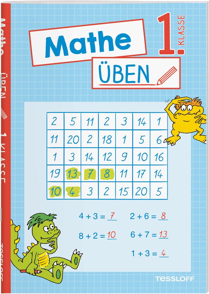 Vorderes Coverbild Mathe üben 1. Klasse