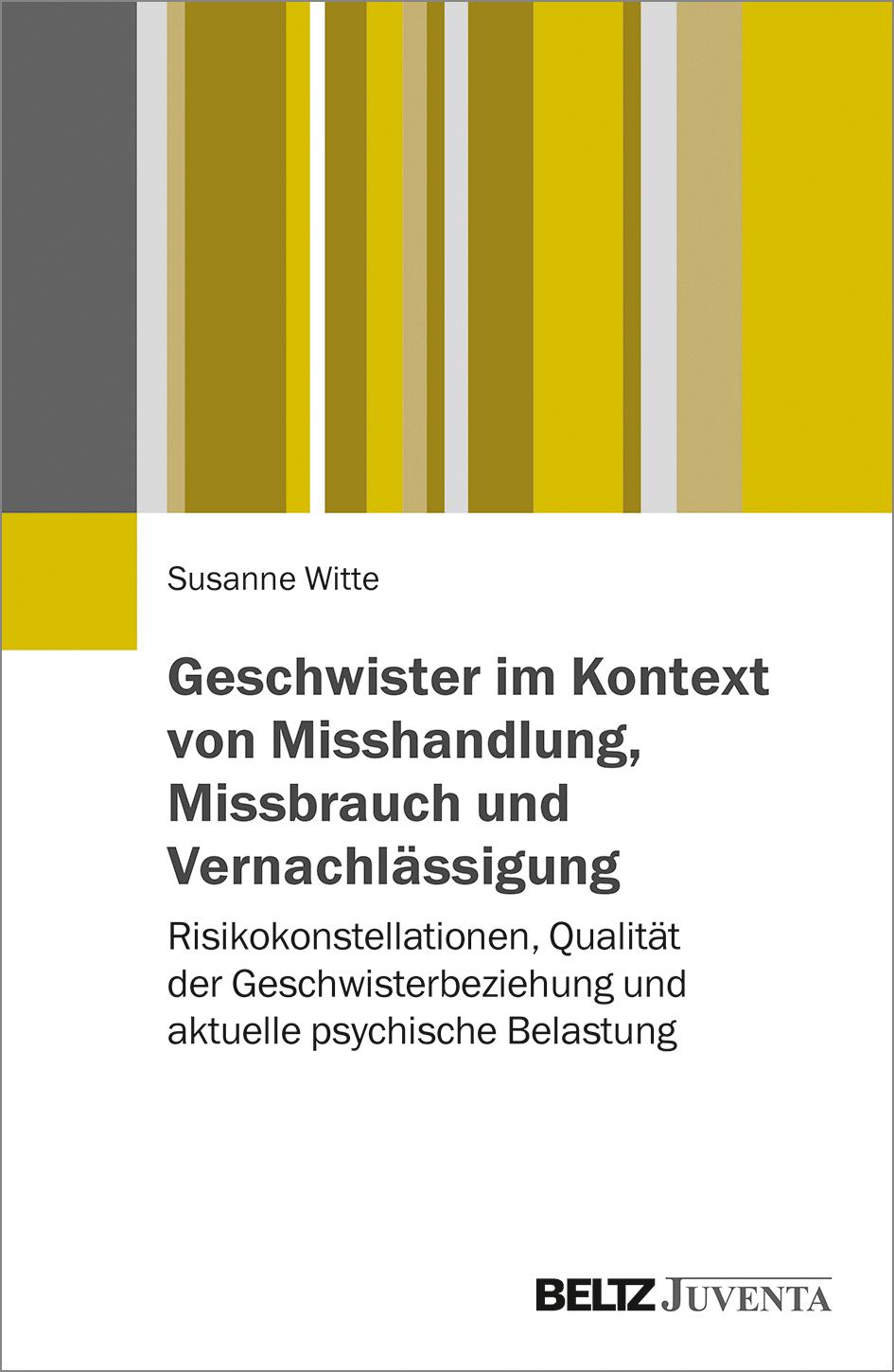 Vorderes Coverbild Geschwister im Kontext von Misshandlung, Missbrauch und Vernachlässigung
