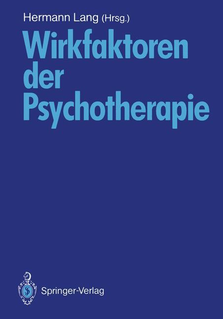 Vorderes Coverbild Wirkfaktoren der Psychotherapie