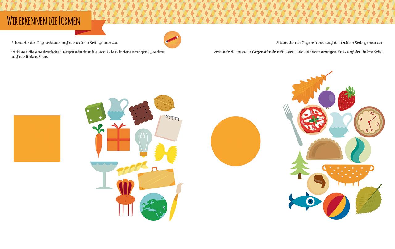 Beispielinhalt (Bild) Mein erstes Buch der Formen