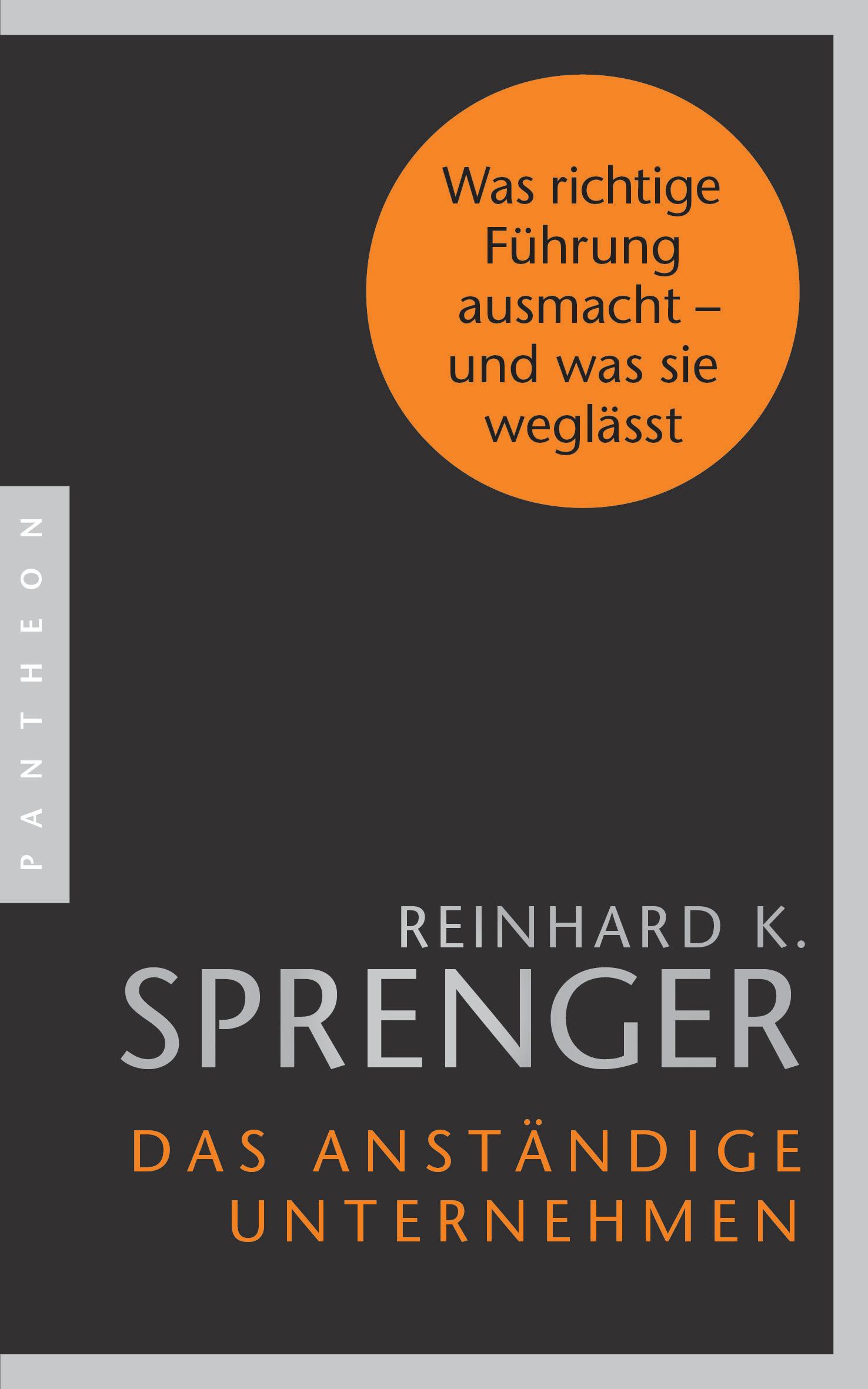 Vorderes Coverbild Das anständige Unternehmen