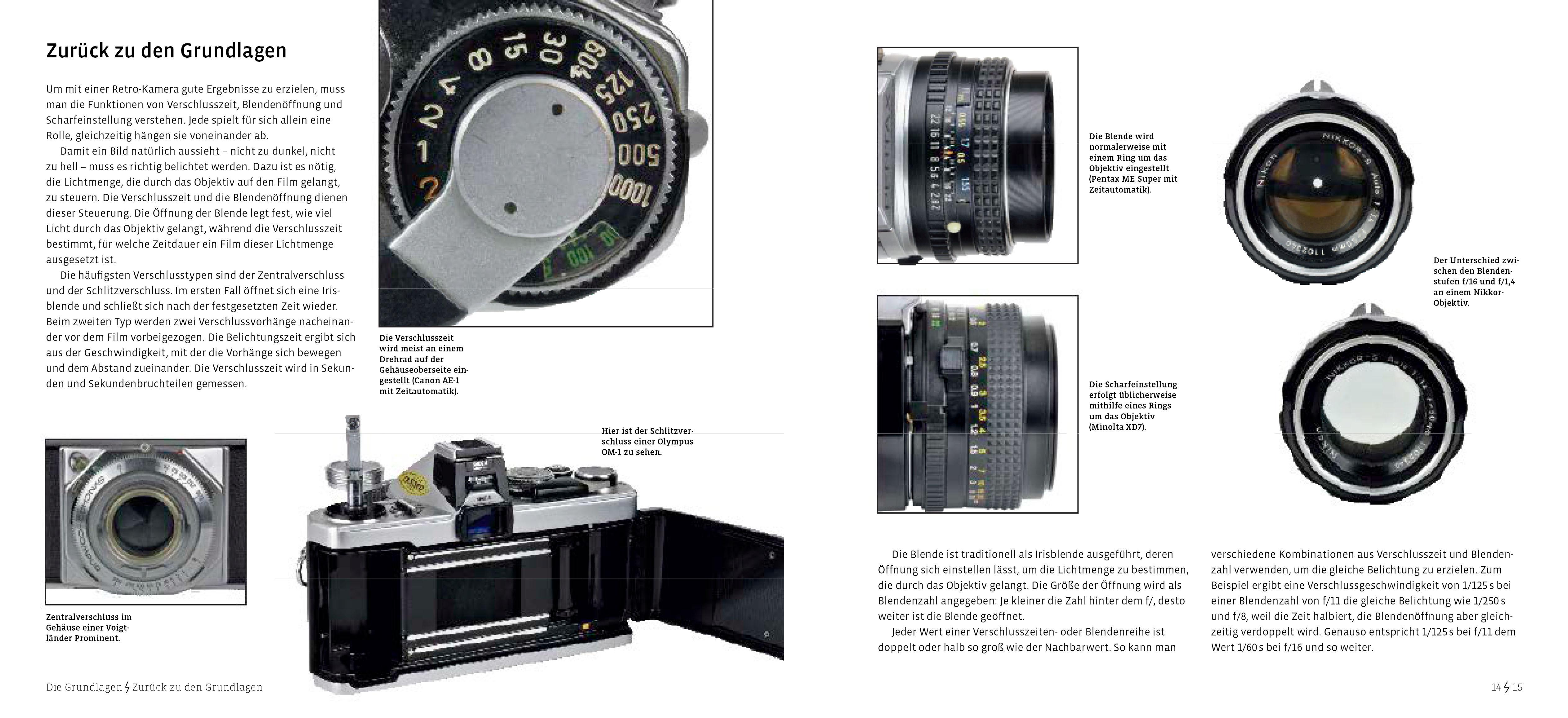Beispielinhalt (Bild) Retro-Kameras