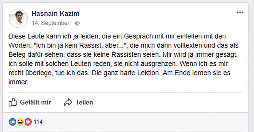 Beispielinhalt (Bild) Post von Karlheinz