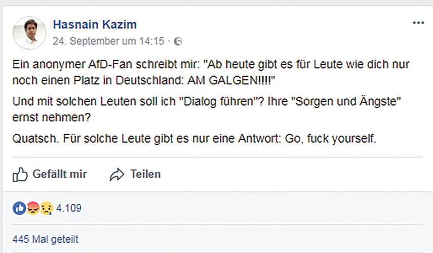 Beispielinhalt (Bild) Post von Karlheinz
