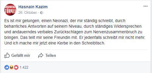 Beispielinhalt (Bild) Post von Karlheinz