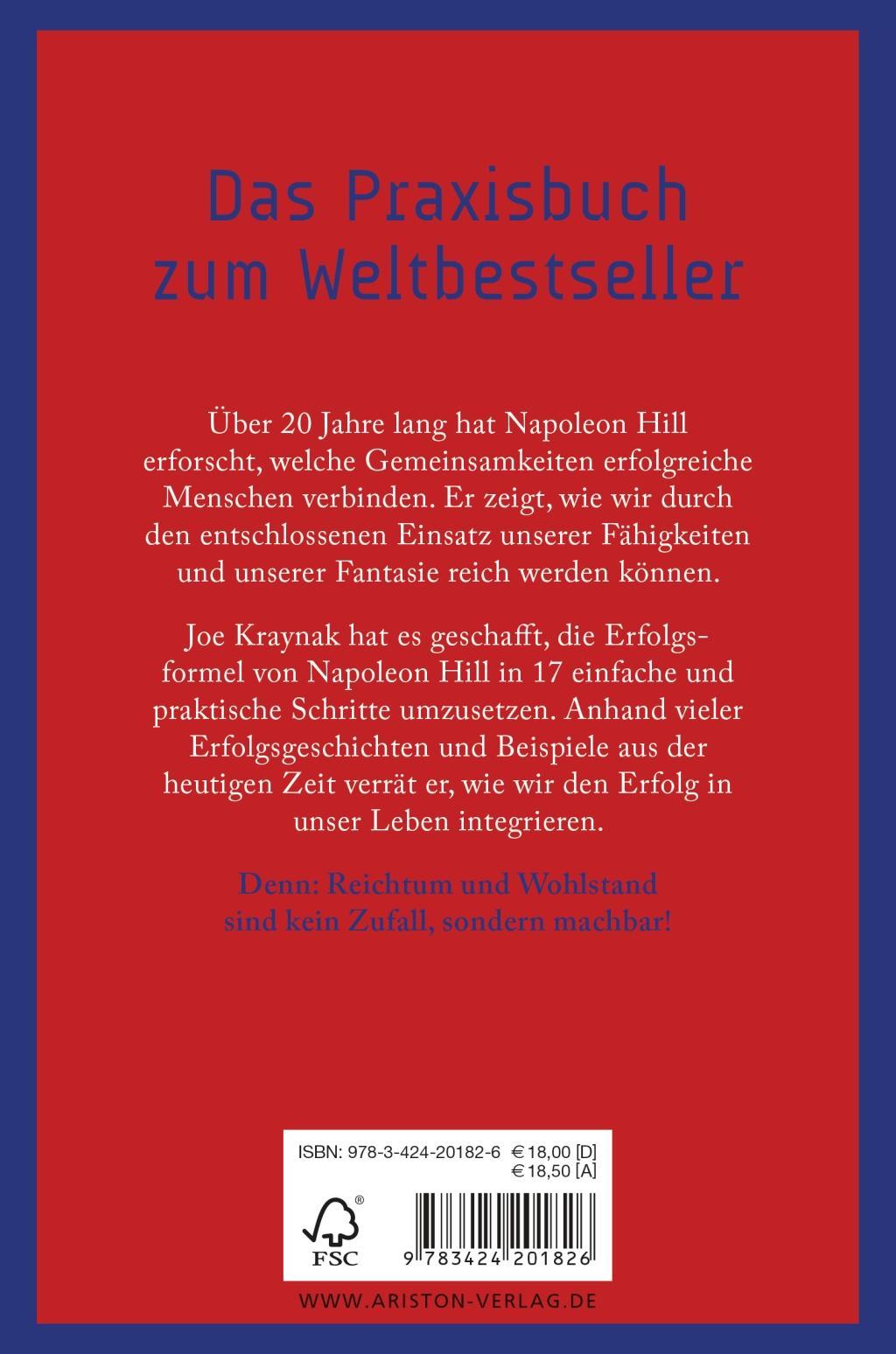Beispielinhalt (Bild) Denke nach und werde reich