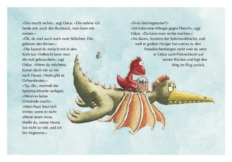 Beispielinhalt (Bild) Der kleine Drache Kokosnuss und der Zauberschüler