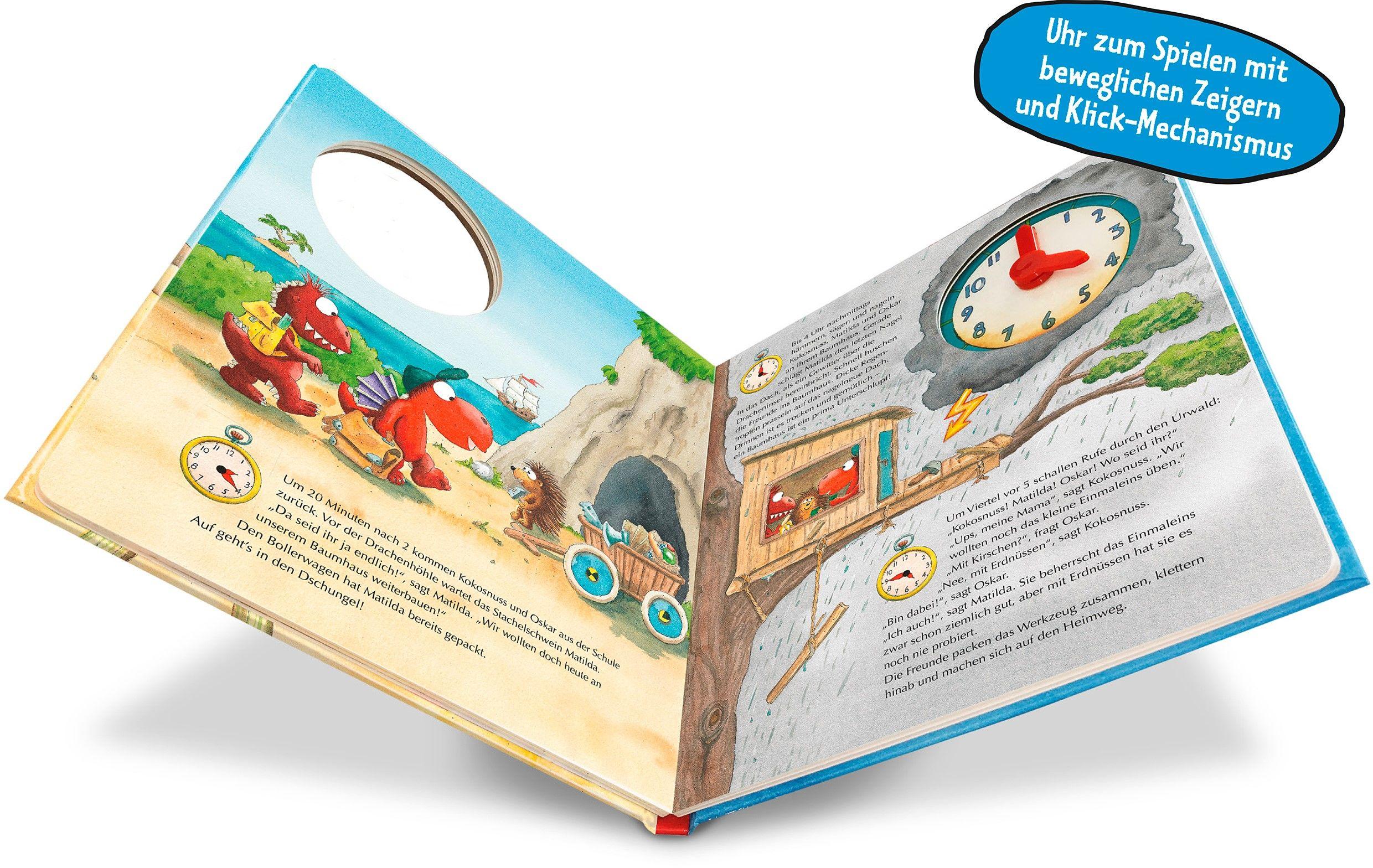 Beispielinhalt (Bild) Der kleine Drache Kokosnuss - Weißt du, wie viel Uhr es ist?