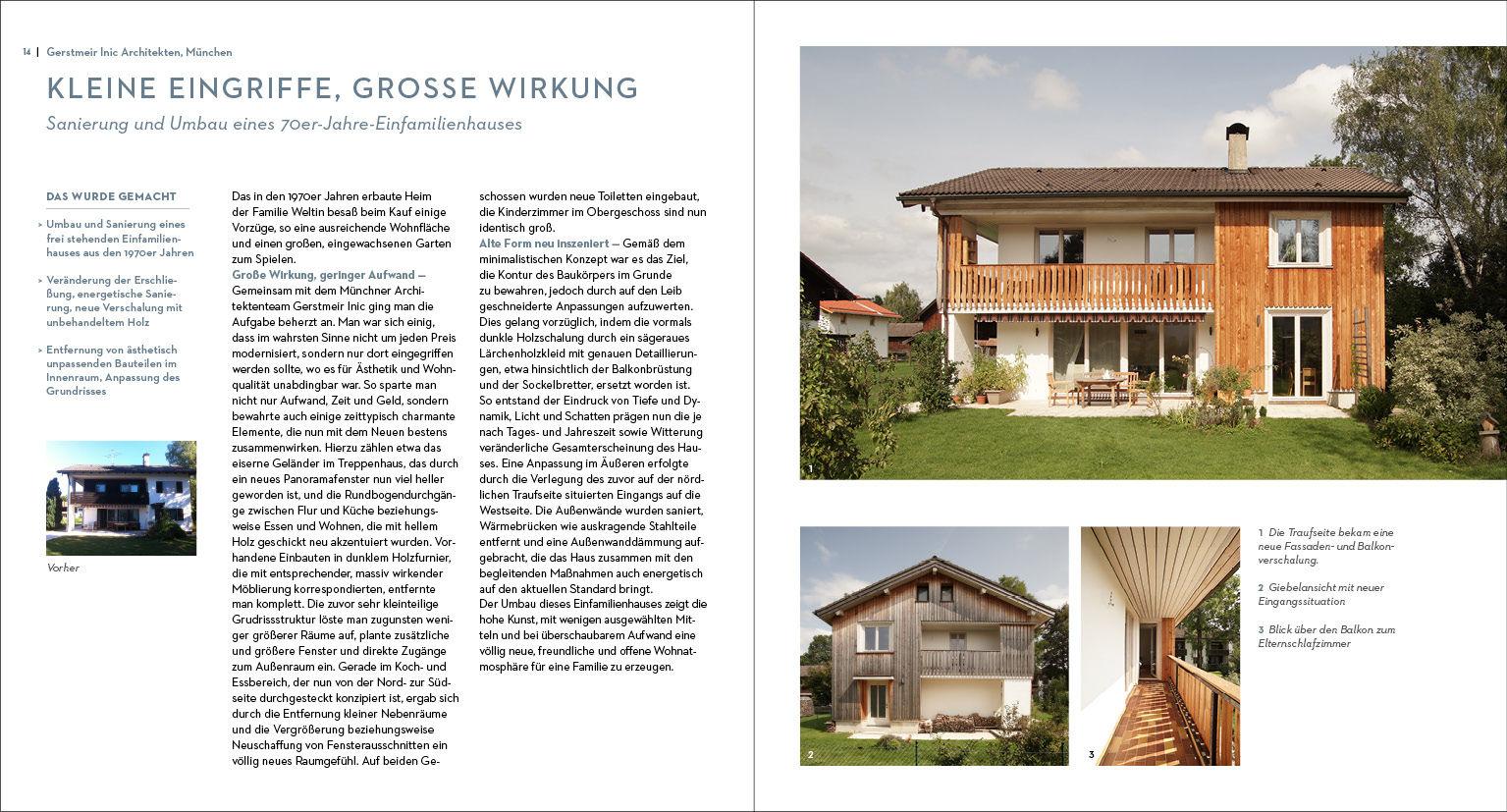 Beispielinhalt (Bild) TOP 50 Umbauten - Sanieren, modernisieren, erweitern