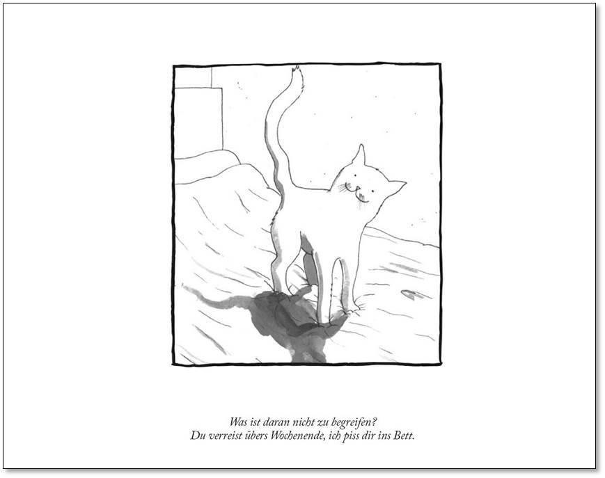 Beispielinhalt (Bild) Eine Katze muss tun, was eine Katze tun muss