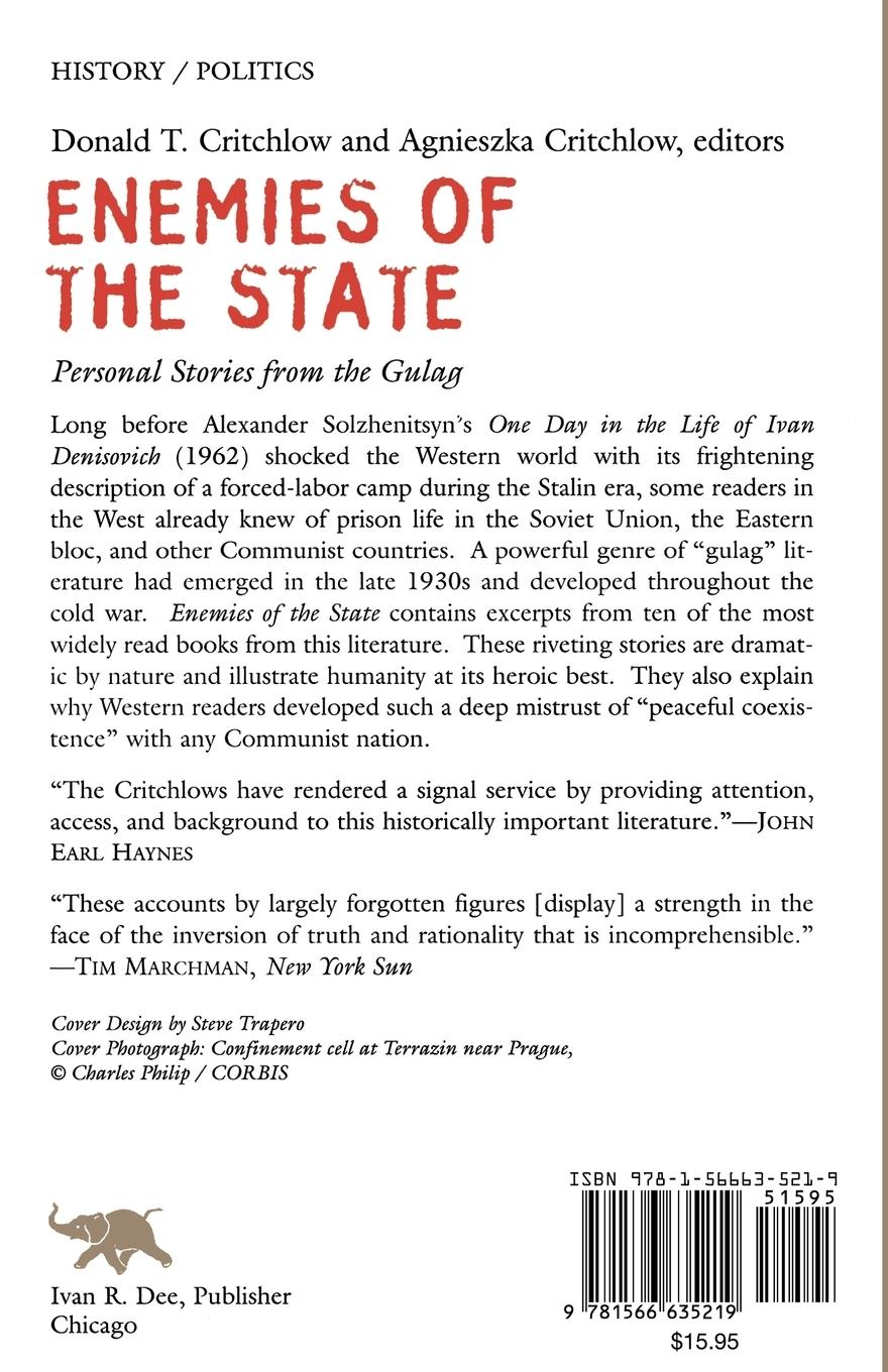 Rückseitencover Enemies of the State