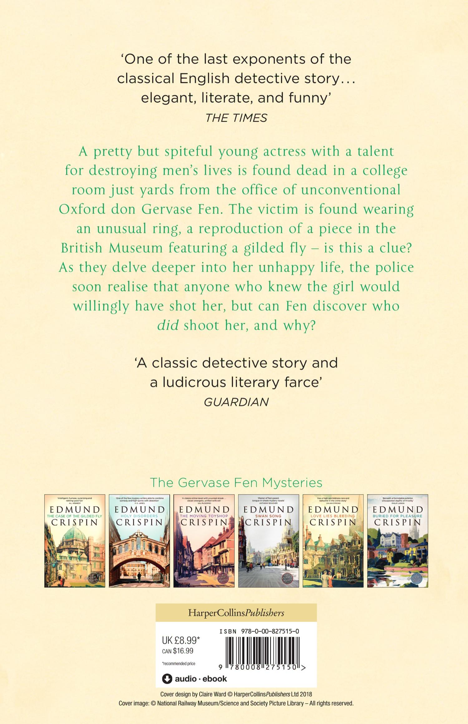 Rückseitencover The Case of the Gilded Fly