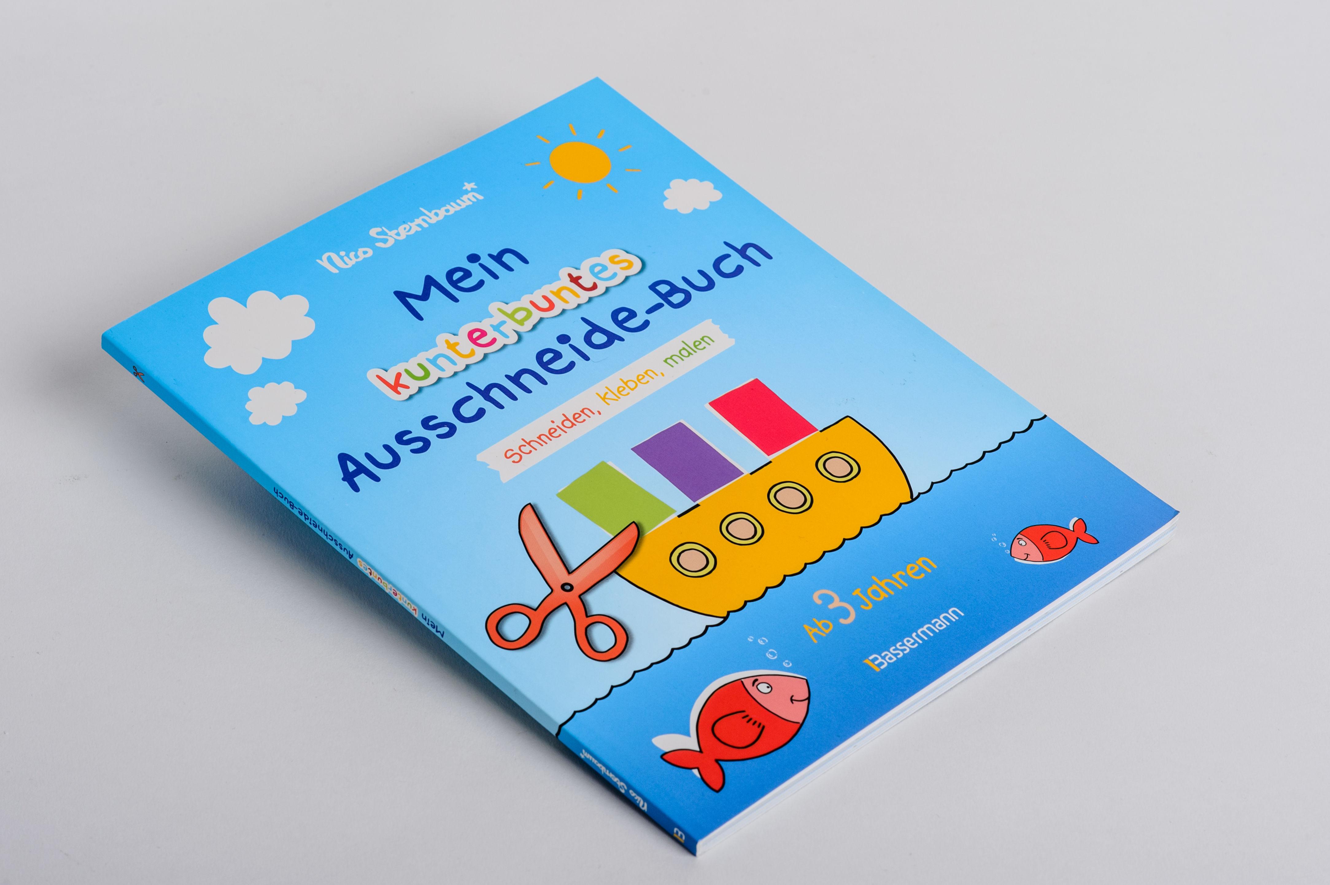 Beispielinhalt (Bild) Mein kunterbuntes Ausschneide-Buch