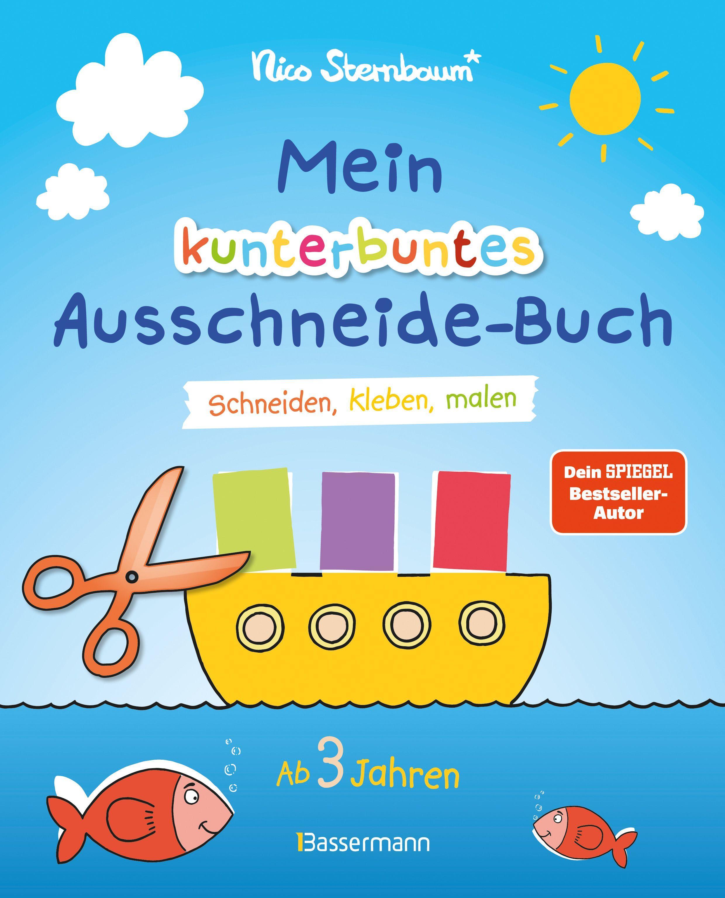 Vorderes Coverbild Mein kunterbuntes Ausschneide-Buch