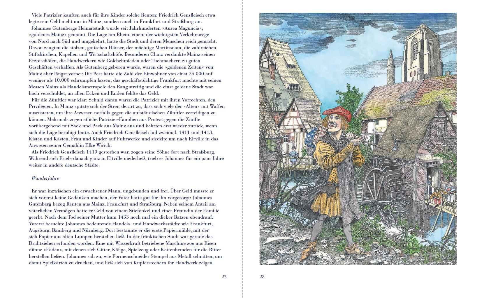 Beispielinhalt (Bild) Johannes Gutenberg