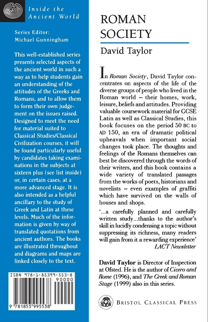 Rückseitencover Roman Society