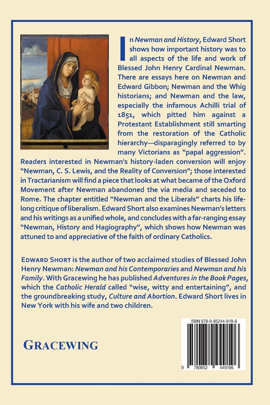 Rückseitencover Newman and History