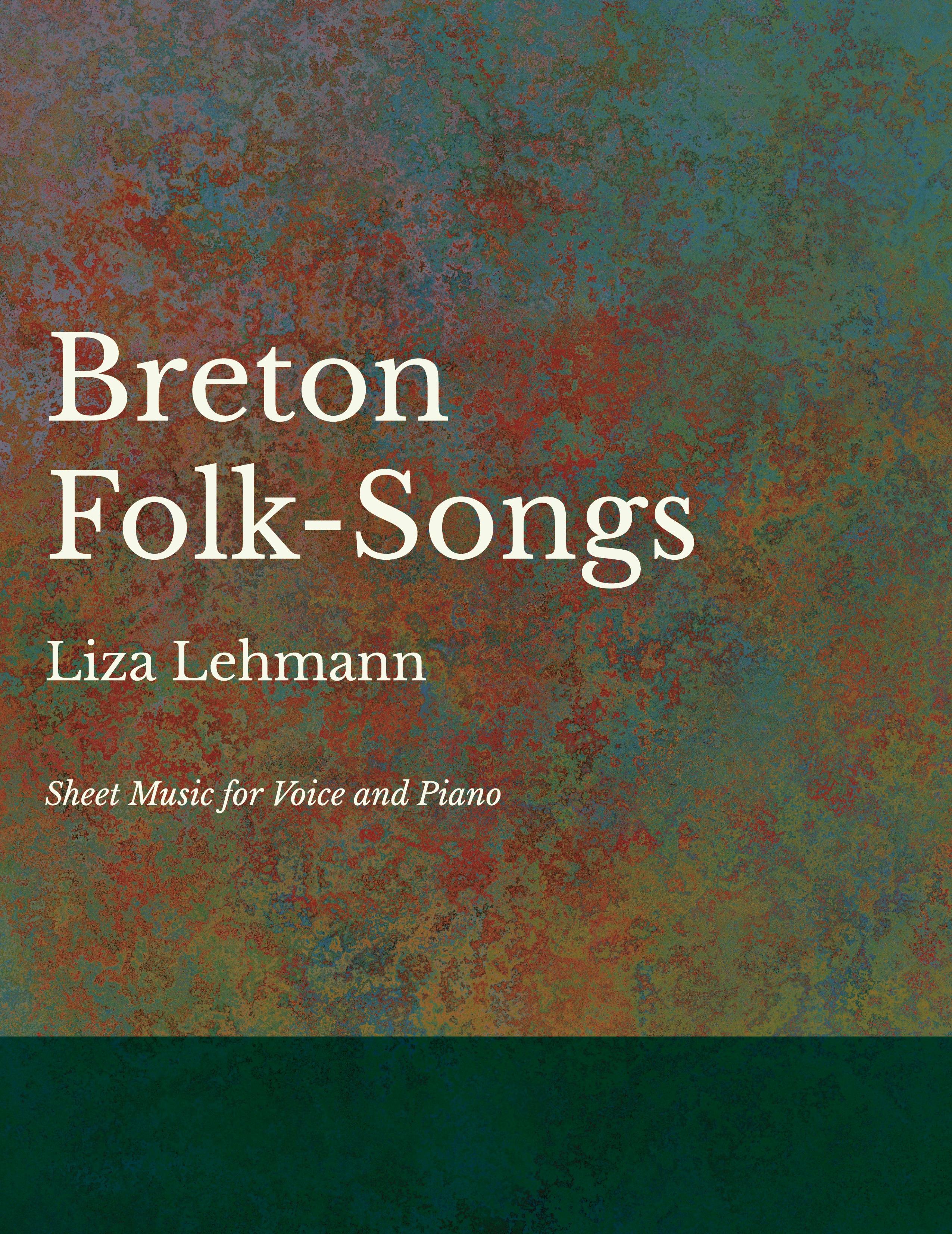 Vorderes Coverbild Breton Folk-Songs - Sheet Music for Voice and Piano