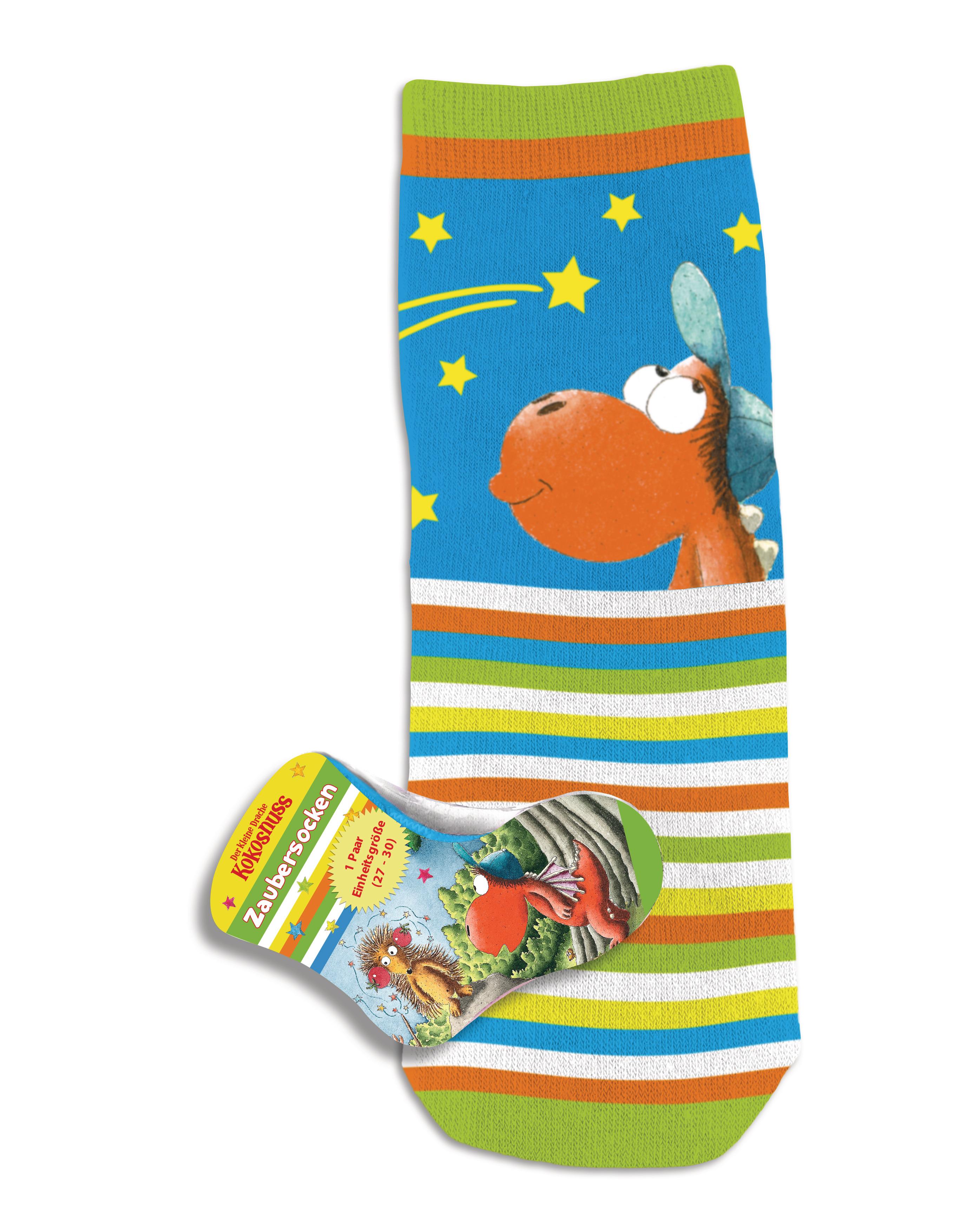 Vorderes Coverbild Der kleine Drache Kokosnuss - Zaubersocken