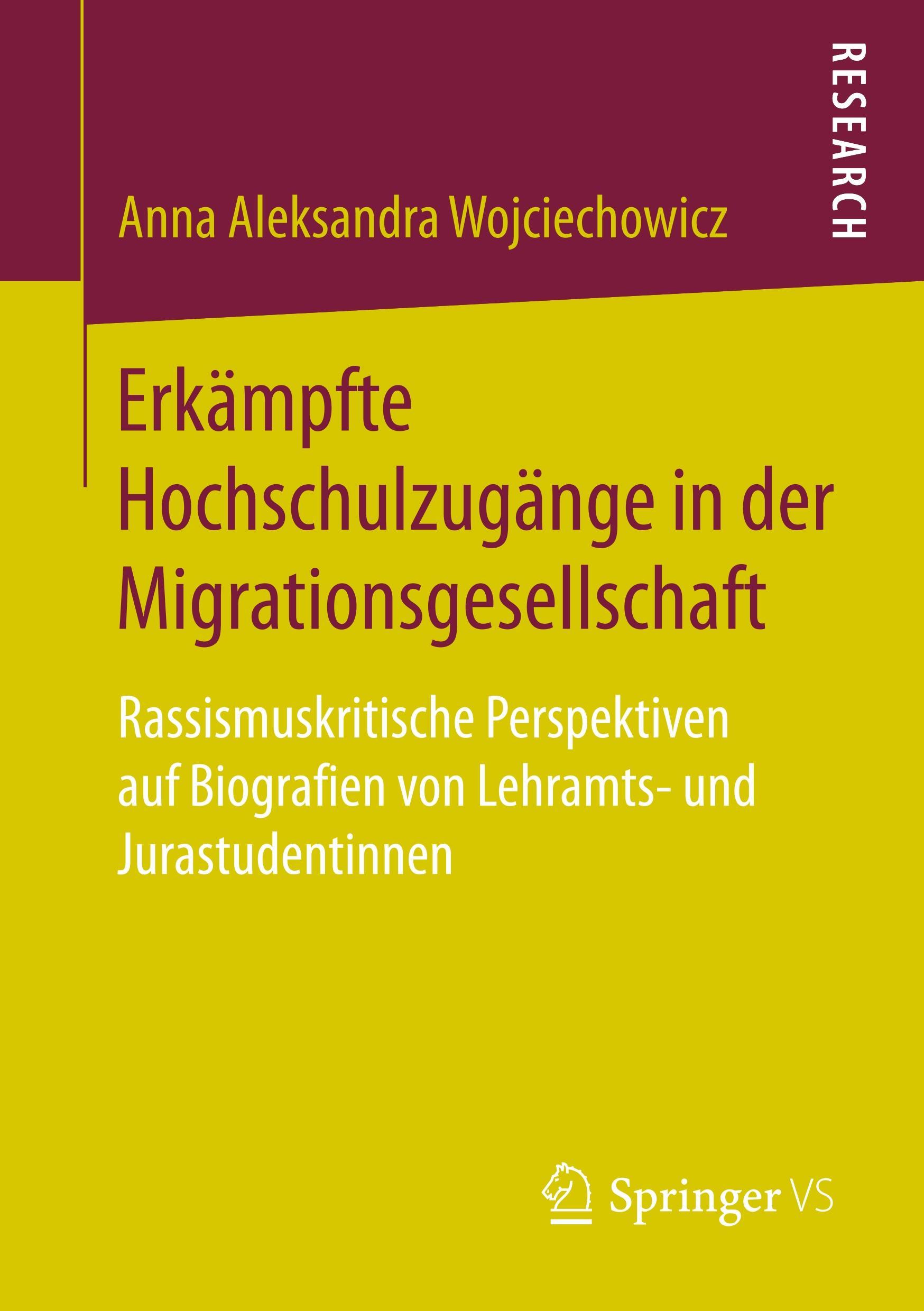 Vorderes Coverbild Erkämpfte Hochschulzugänge in der Migrationsgesellschaft