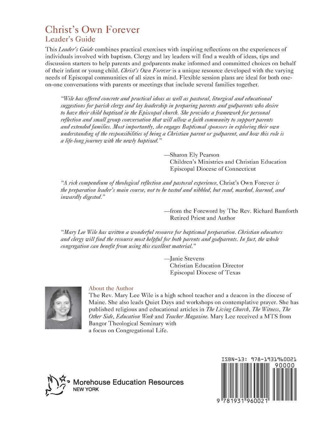 Rückseitencover Christ's Own Forever