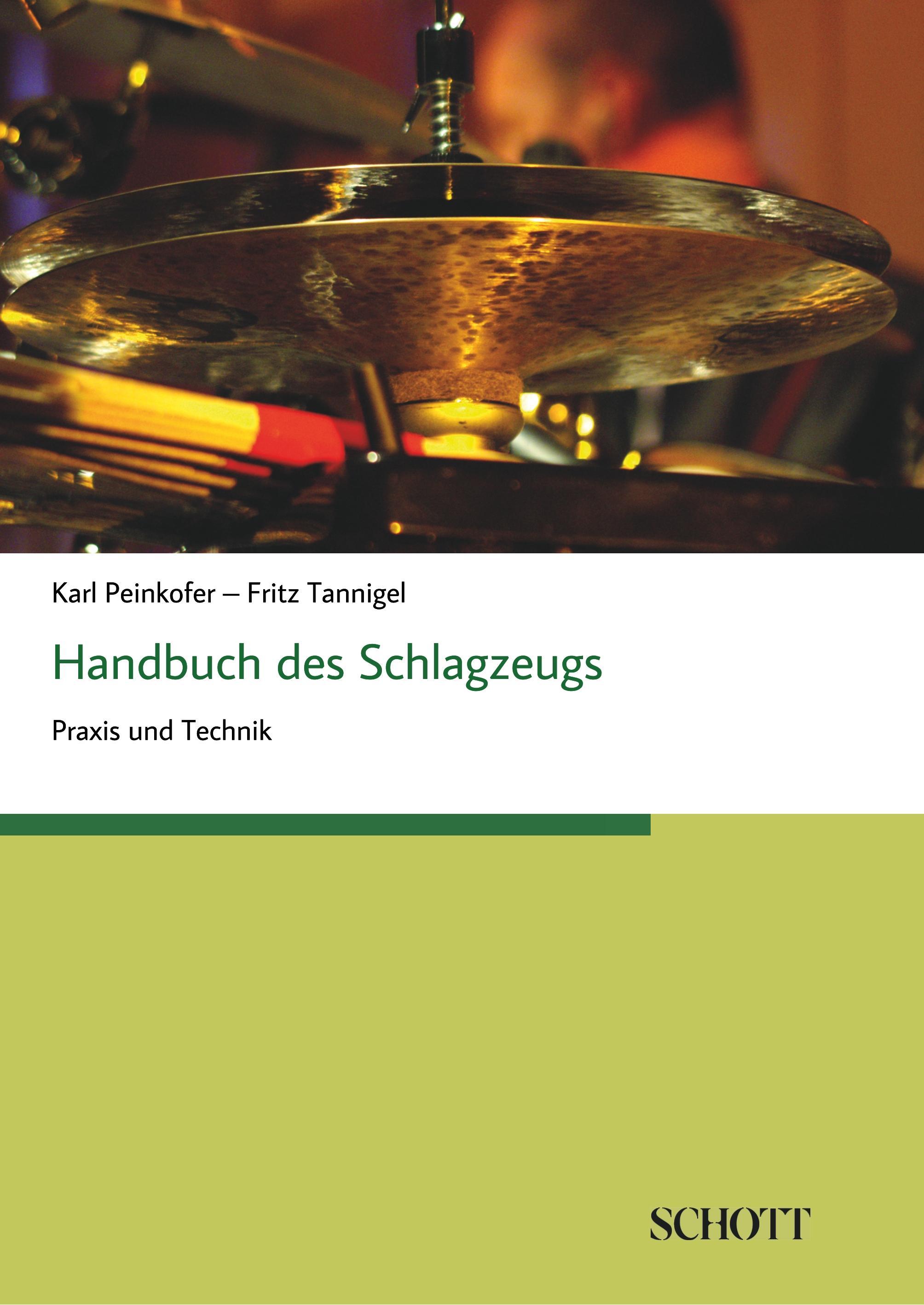 Vorderes Coverbild Handbuch des Schlagzeugs