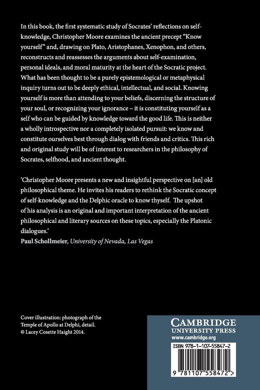 Rückseitencover Socrates and Self-Knowledge