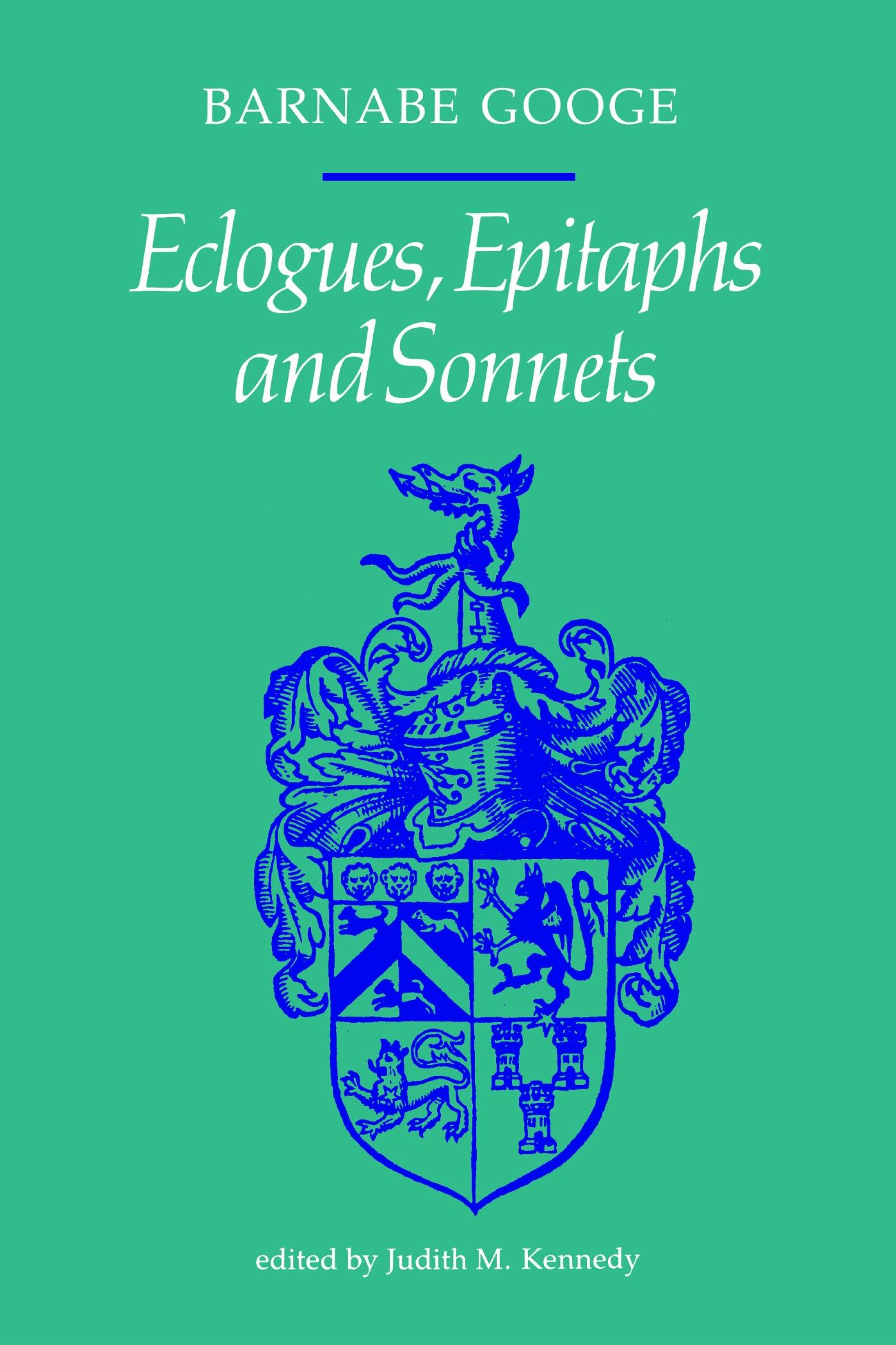Vorderes Coverbild Ecologues, Epitaphs and Sonnets