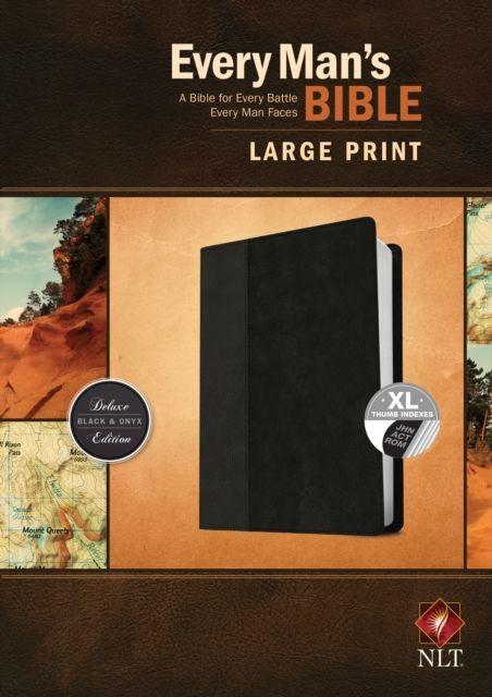 Vorderes Coverbild NLT Every Man's Bible, Large Print, Black/Onyx, Indexed