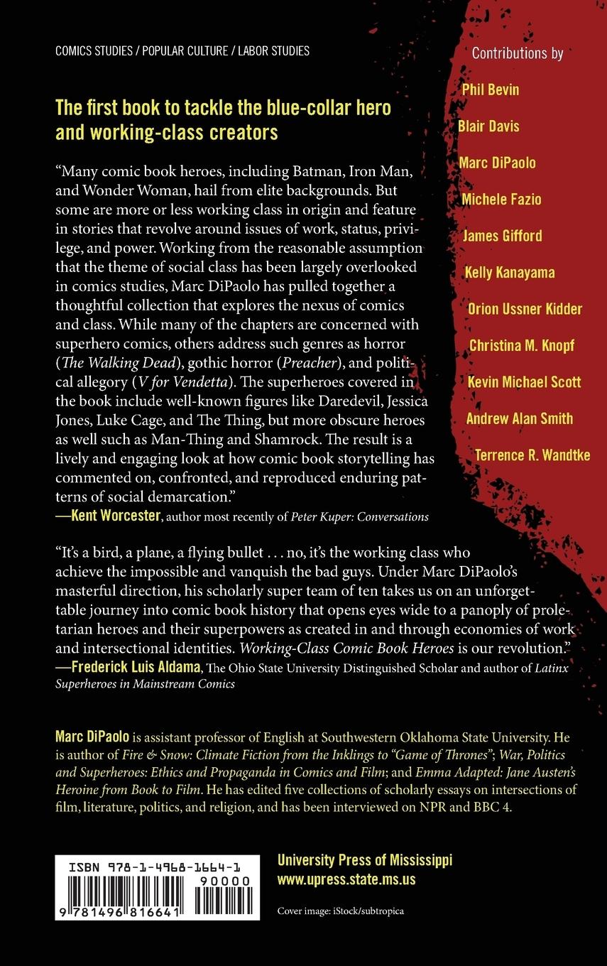 Rückseitencover Working-Class Comic Book Heroes