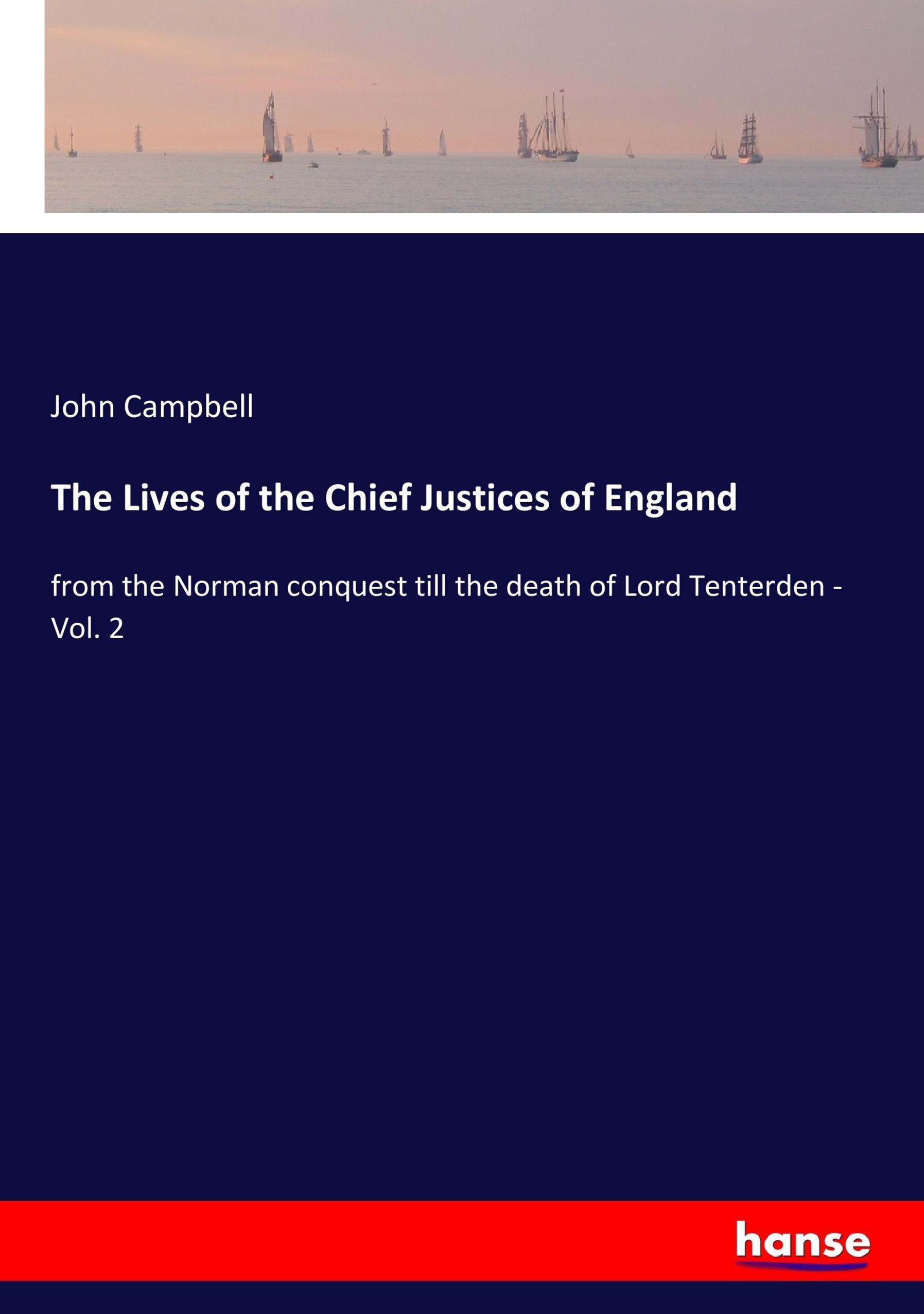 Vorderes Coverbild The Lives of the Chief Justices of England