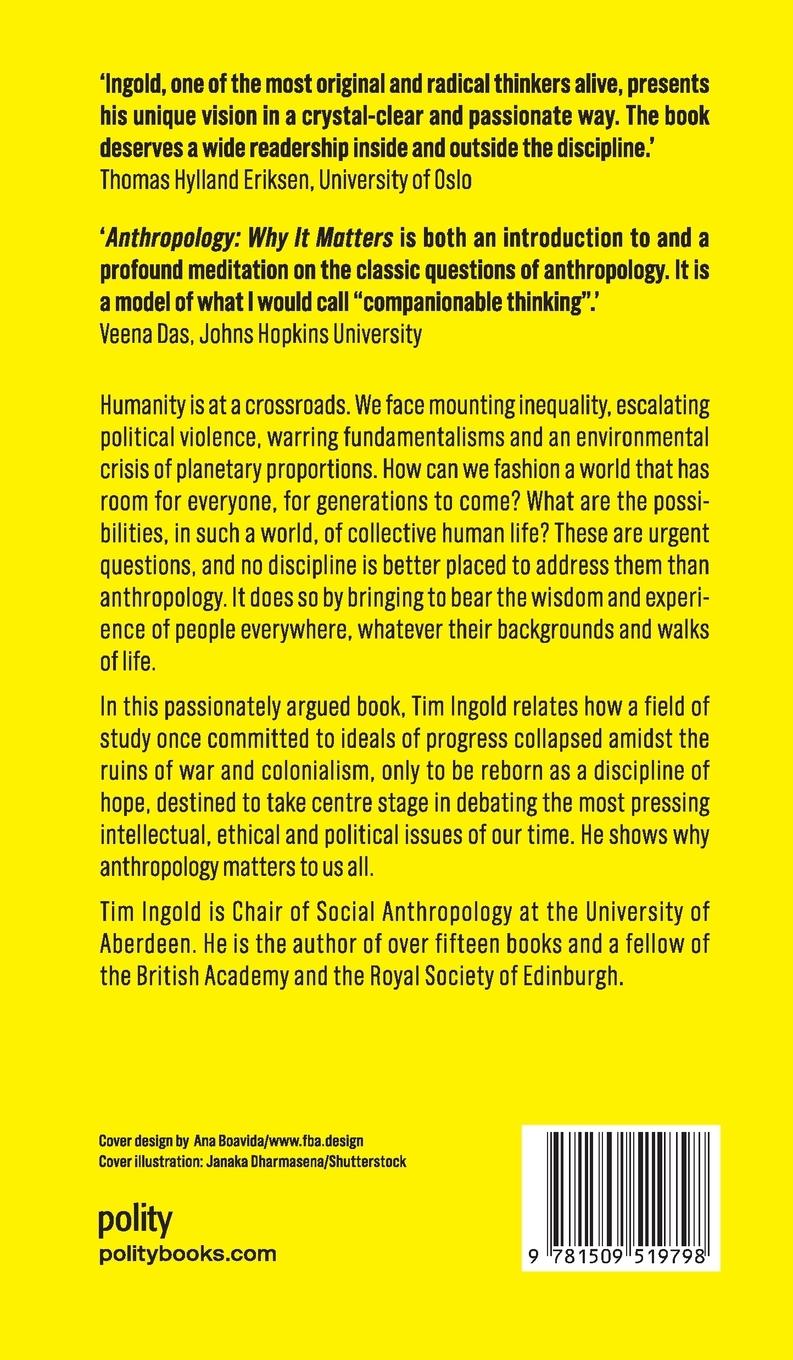 Rückseitencover Anthropology