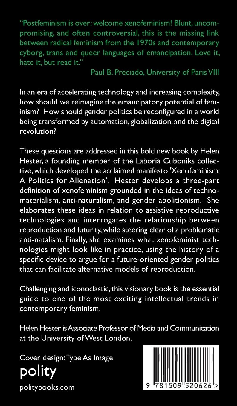 Rückseitencover Xenofeminism