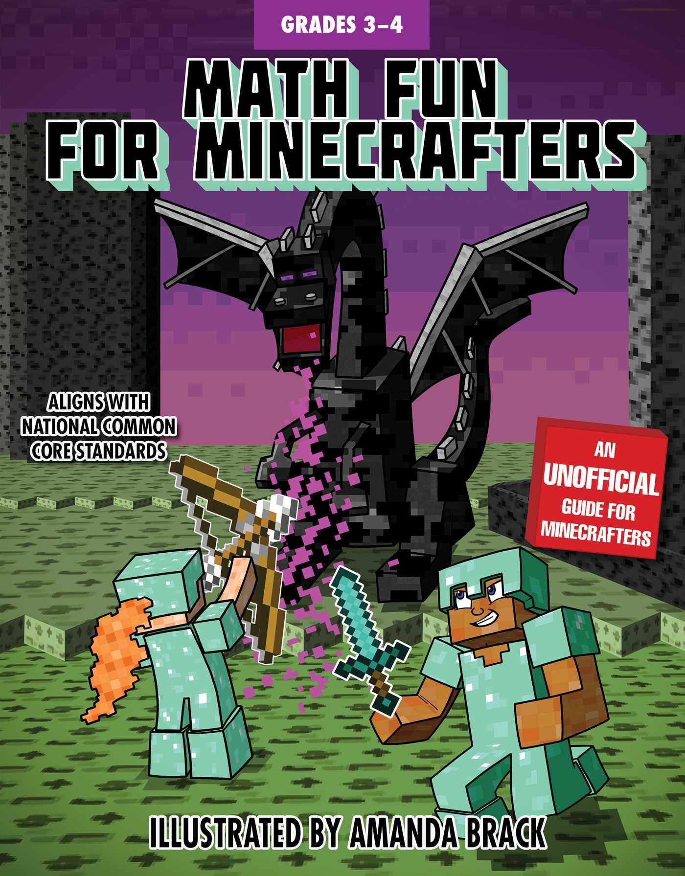 Vorderes Coverbild Math Fun for Minecrafters: Grades 3-4