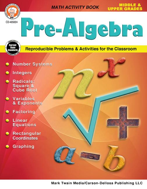 Vorderes Coverbild Pre-Algebra, Grades 5 - 12