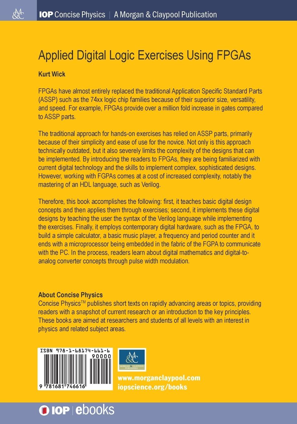 Rückseitencover Applied Digital Logic Exercises Using FPGAs