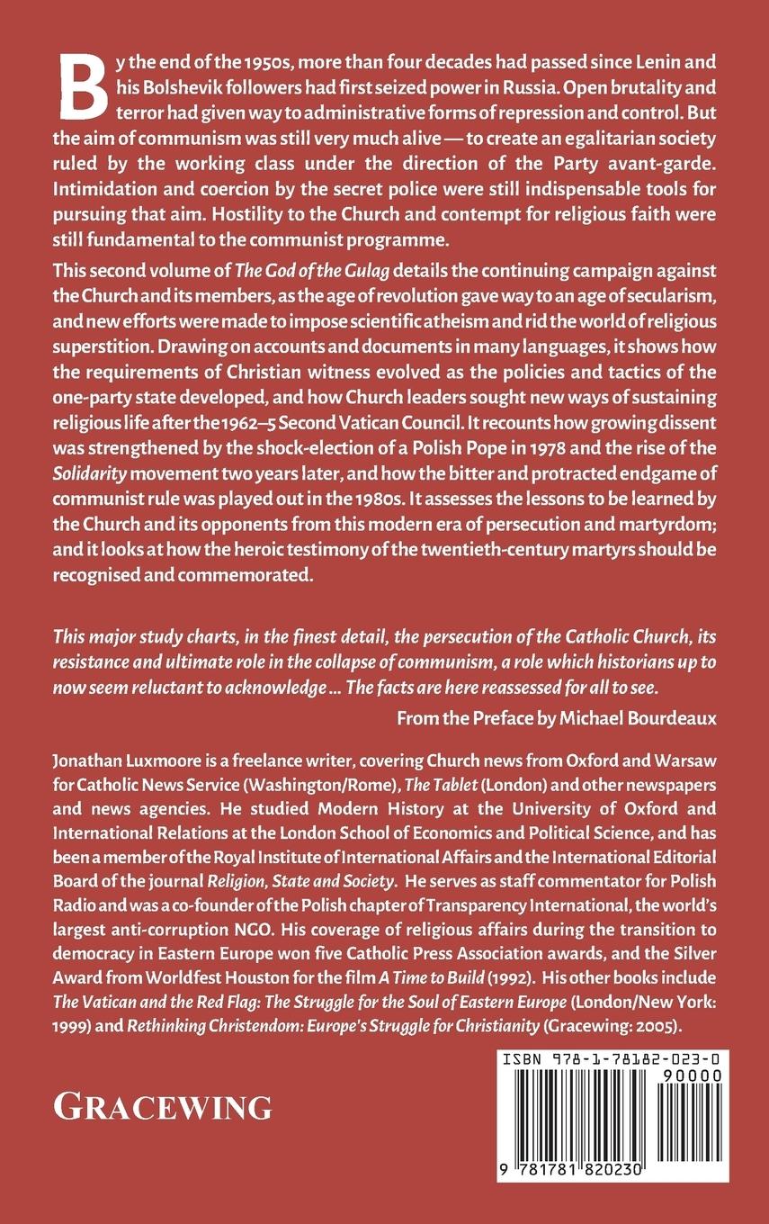 Rückseitencover The God of the Gulag, Vol 2, Martyrs in an Age of Secularism