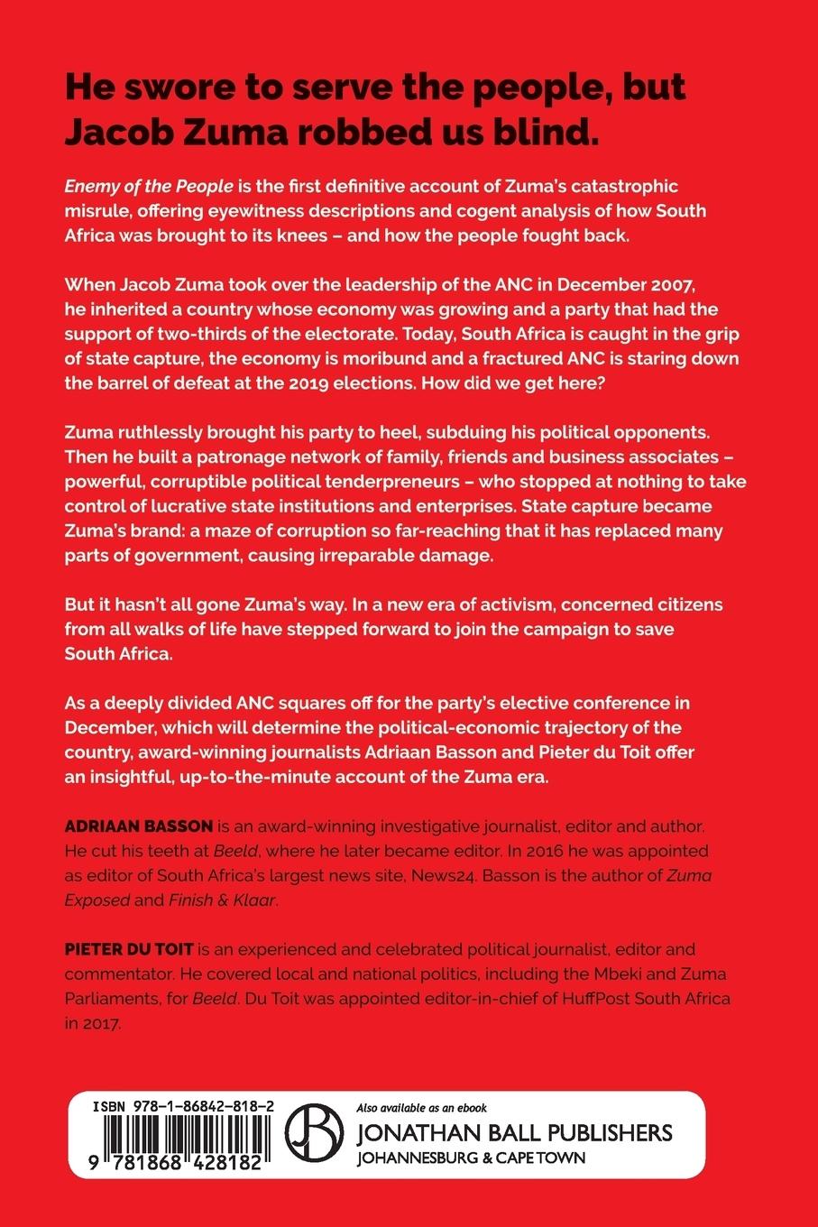 Rückseitencover ENEMY OF THE PEOPLE