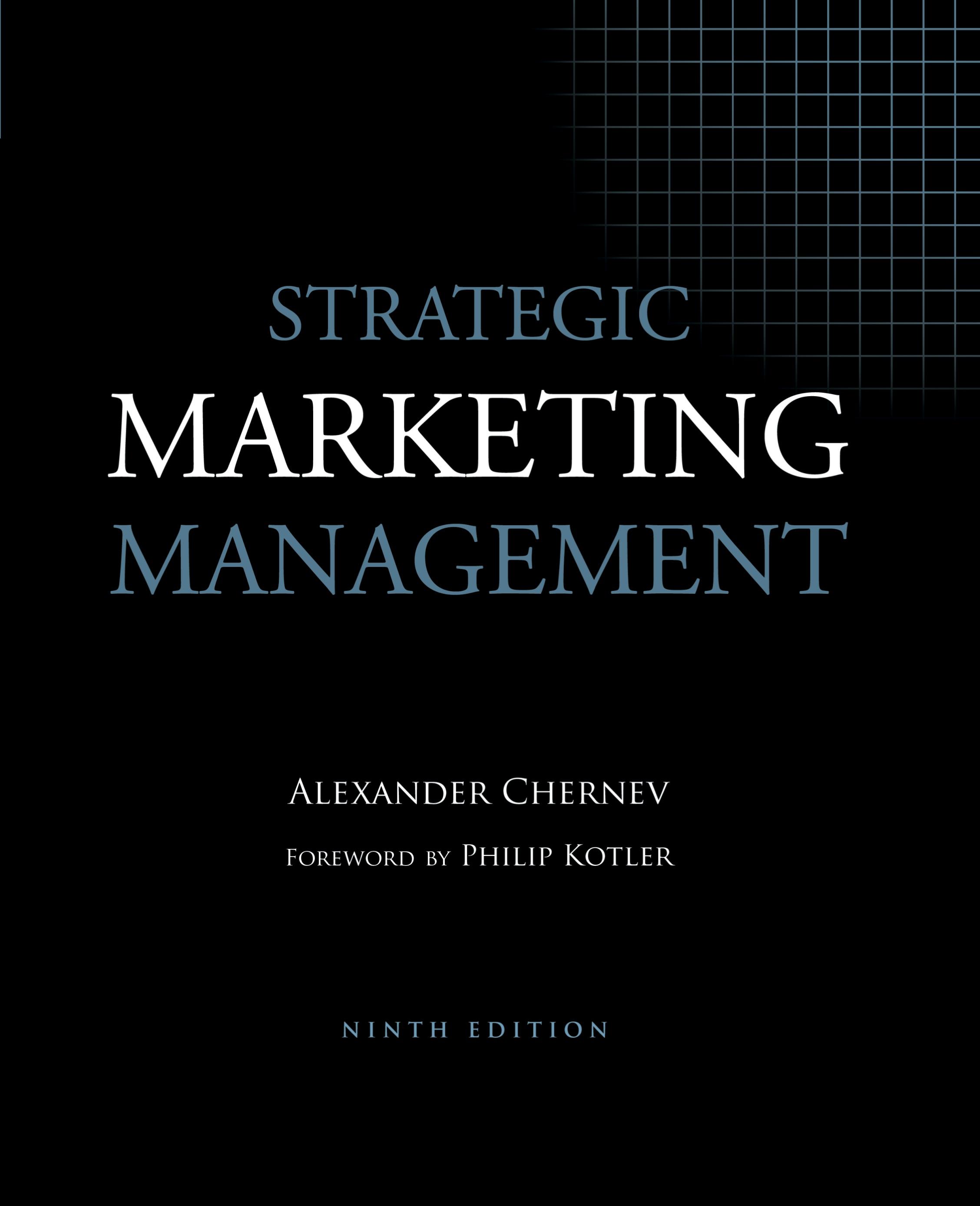 Vorderes Coverbild Strategic Marketing Management, 9th Edition